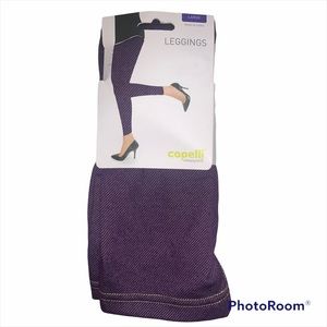 Capelli New York Large purple leggings
